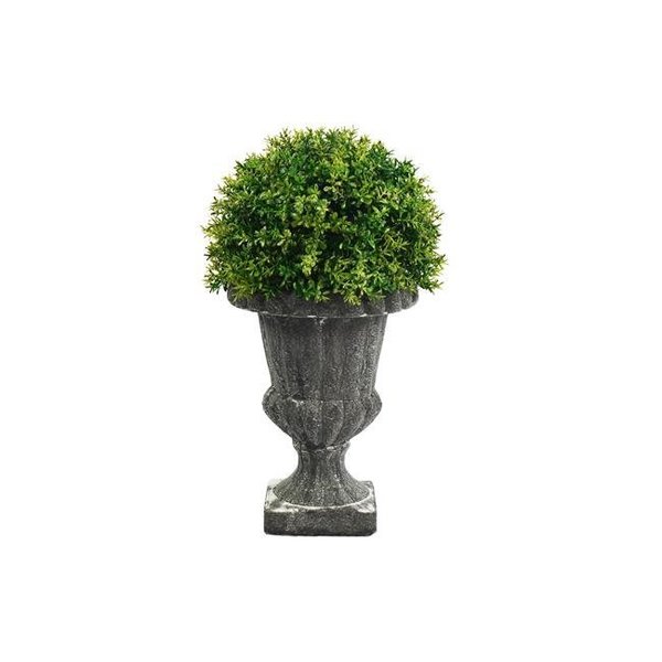Adlmired By Nature Admired By Nature ABN5P004-NTRL Faux Tyme Topiary with in Urn; Green ABN5P004-NTRL